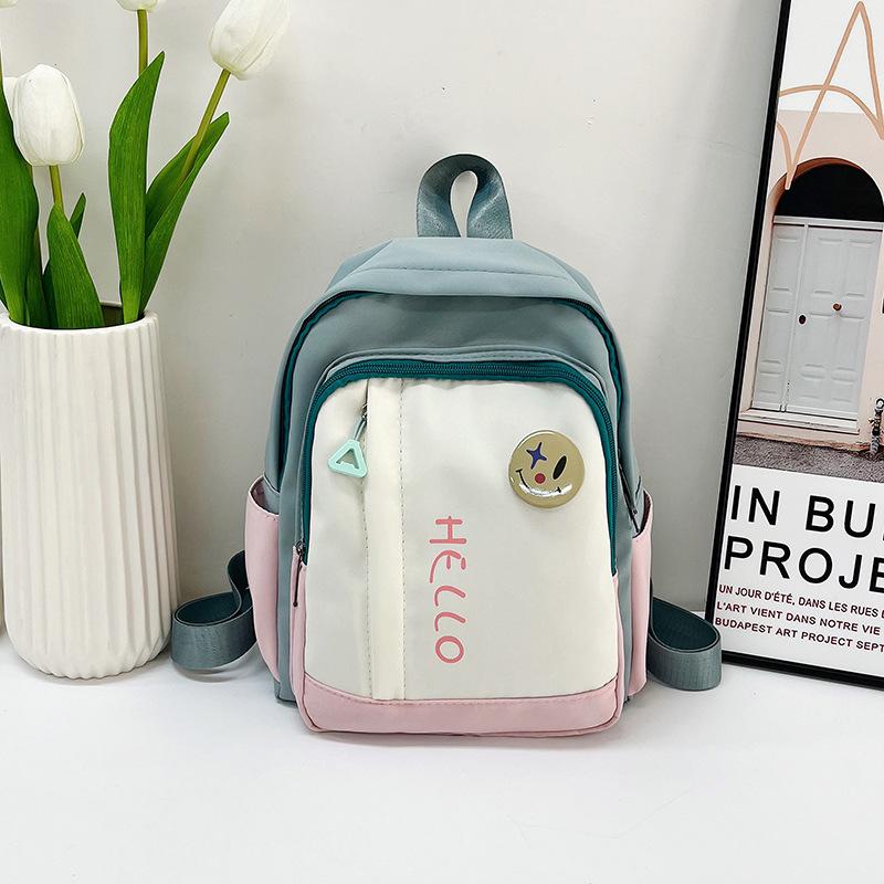 New fresh and fashionable backpack versatile fashion large capacity travel small backpack nylon casual primary school bag