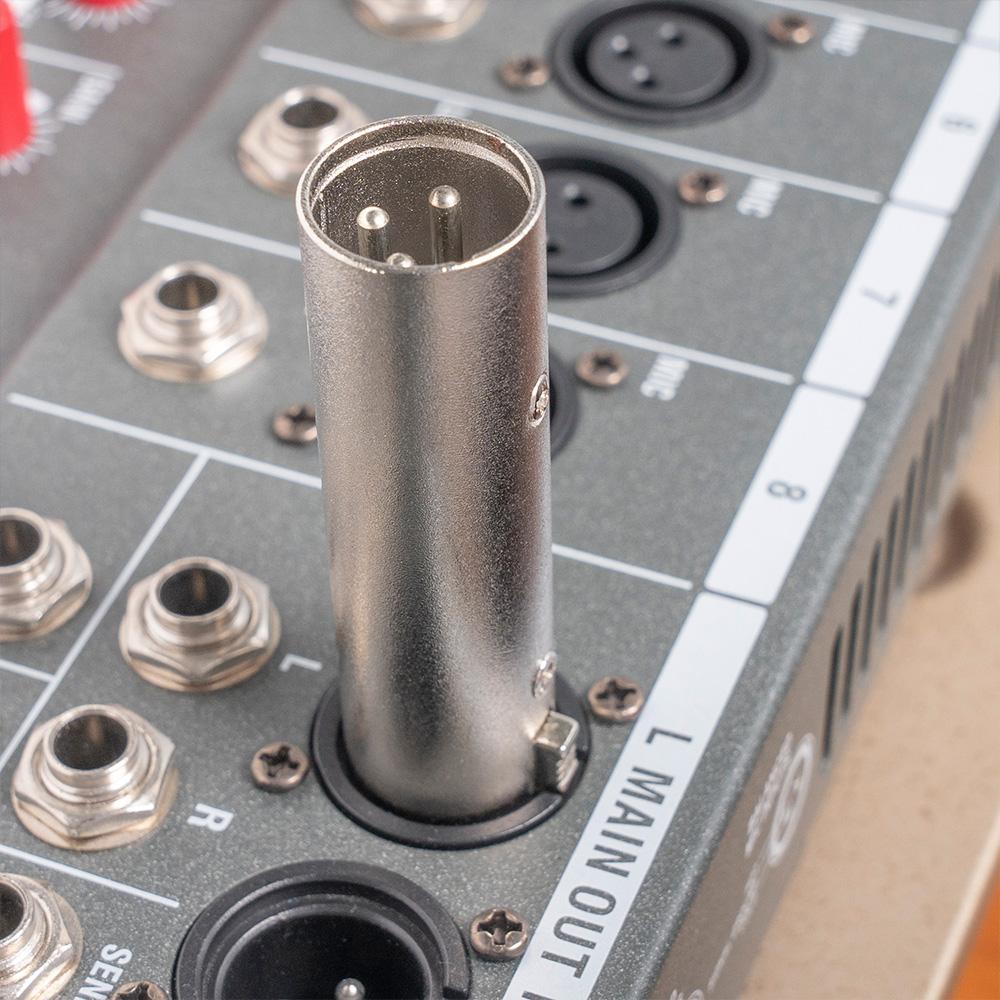 2pcs XLR Adapter XLR Male To Female Adapter XLR Female To Male Microphone Audio Converter Zinc Alloy Shell 3 Pin Female