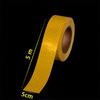 5cm width Reflective Tape 1/3/5/8m Safety Warning Sticker Reflector Protective Tape Strip Film for Trucks Auto Motorcycle VanPinstriping Tape 3