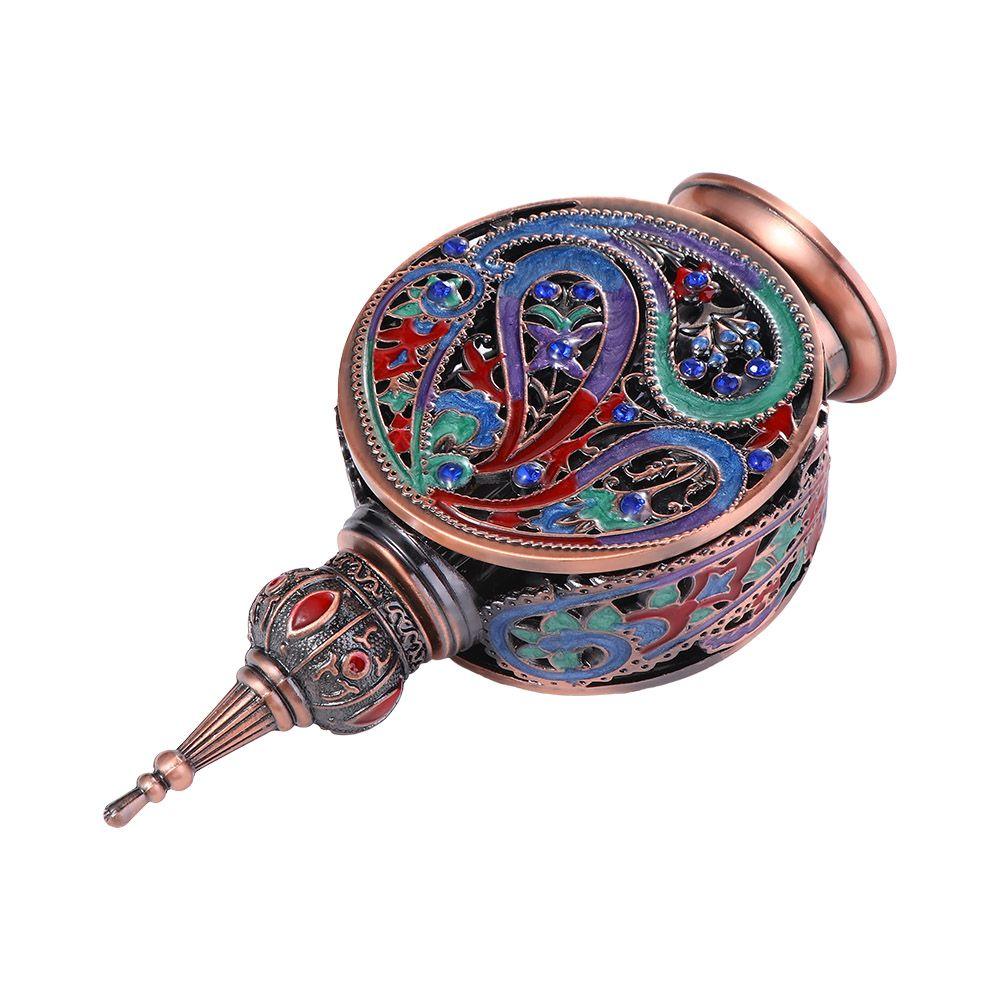 Metall Antik Naher Osten Hochzeit Arabischer Stil Mini Nachfüllbare Flaschen Tropfflaschen Ätherische Öle Flasche Flasche