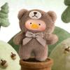 Lulu Maialino Orsacchiotto Mini Serie Sussurro Naturale Ciondolo Peluche Giocattolo Morbido Kawaii Cordino per Telefono Portachiavi di Peluche