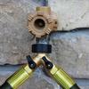 Gartenschlauchverteiler Heavy-Duty 2-Wege Messing Y-Anschluss für Schlauch