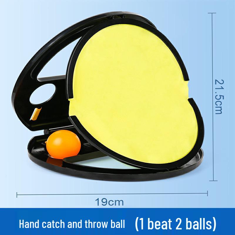 

Kids Elastic Ball Bounce and Catch Set: Parent-Child Indoor/Outdoor Sports Toy