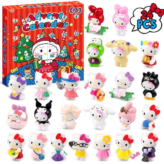 Advent Calendar 2025, 24 Days Christmas Advent Calendar with 24 Unique Dolls for Kids Teen Girls Adults, Surprise Collectible Christmas Countdown