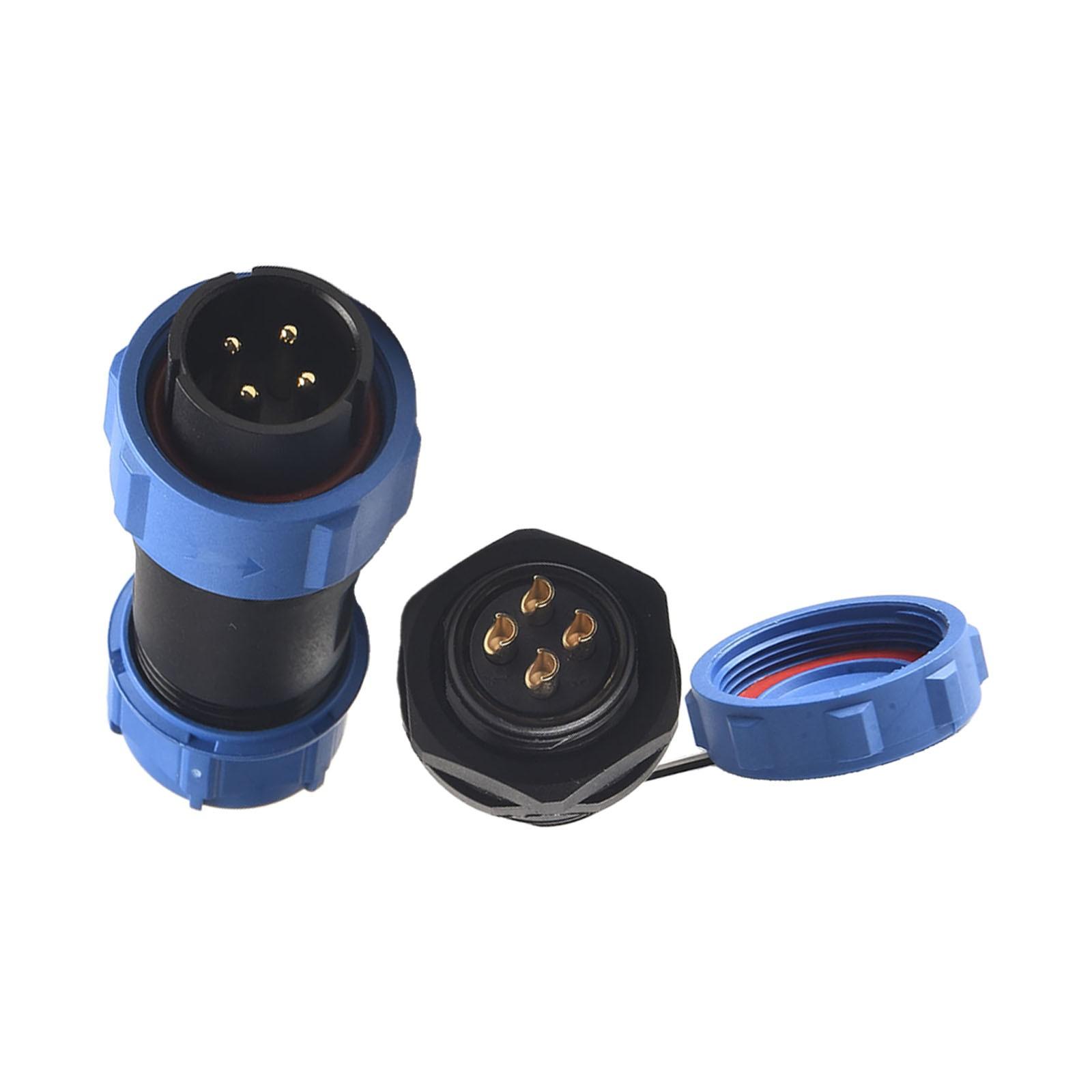 

SP21 4Pin Waterproof Aviation-Cable Connector,Power Connector-Plug Socket IP67
