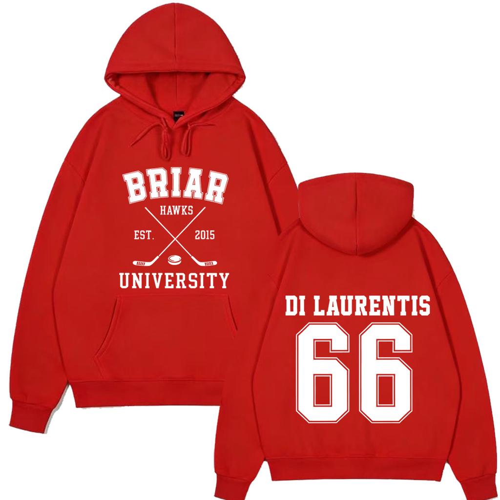 Di Laurentis 66 Série de TV Fora do Campus Moletom Briar University Homens Mulheres Roupa Moda Inverno Vintage Casual Solto Moletom