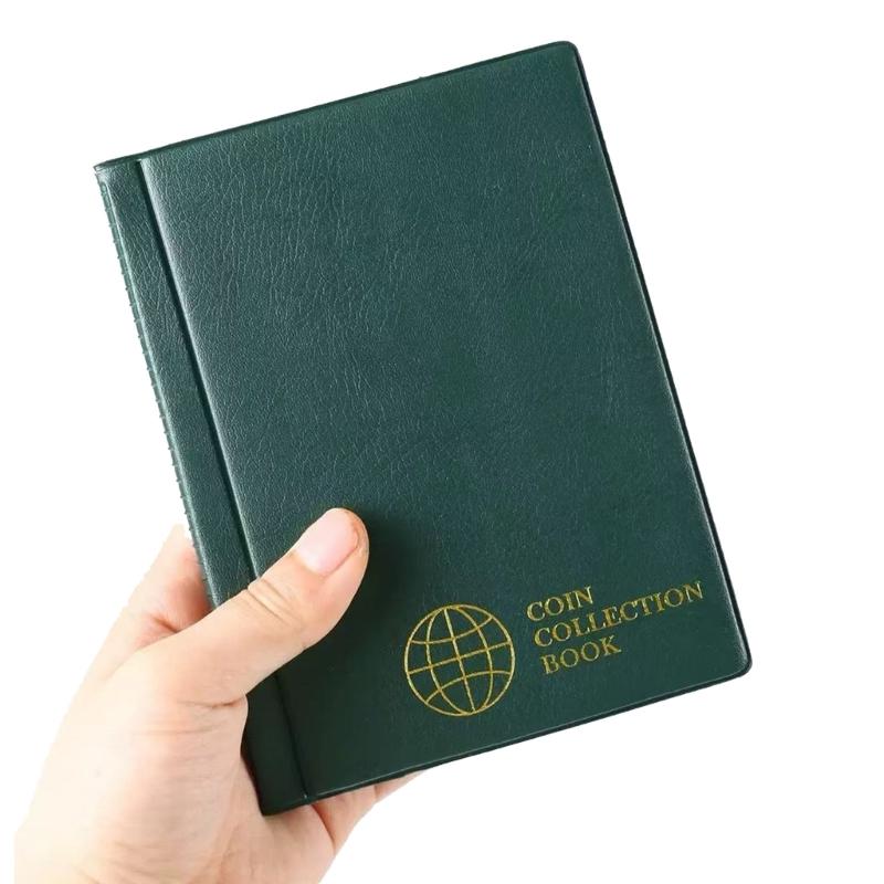 Книга для хранения коллекции монет Прозрачная страница Органайзеры для монет Папка Для долгосрочного хранения коллекционных монет