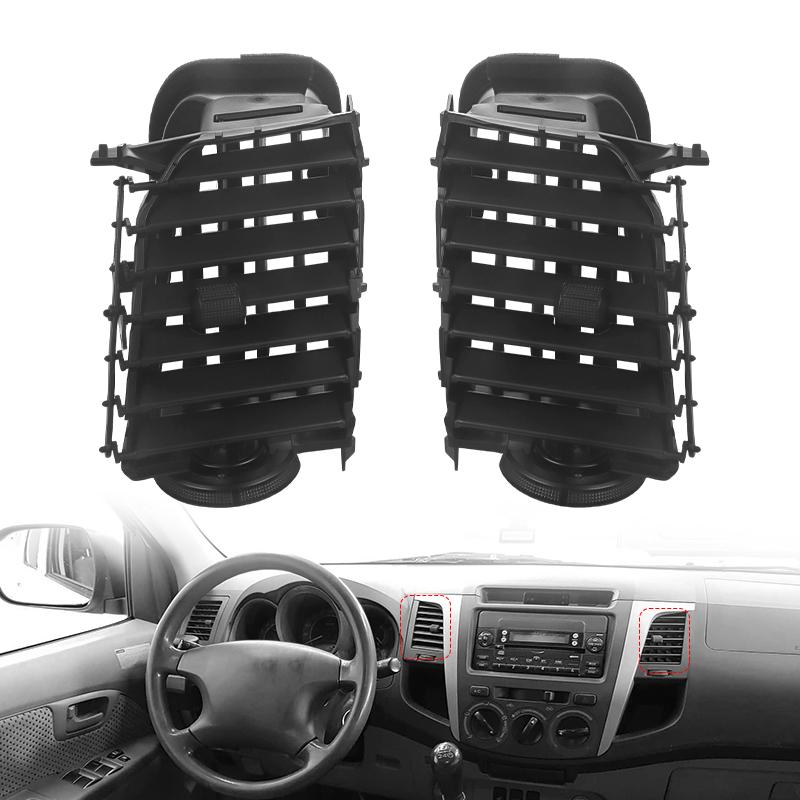 Car Central Dashboard A/C Air Vent Outlet Grilles For Toyota Hilux Vigo /Hilux Vigo Champ 2004-2015 55680-0K010 68750-JA00A 2pcs