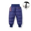 Winter Kids Trousers Baby Toddler Child Warm  Down Pants Soft Fashion Waterproof Outdoor Trousers Kids Clothing