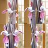 Bella Wear Dress Rabbit Curtain Tieback Animal Doll Toy Childrens Room Decor