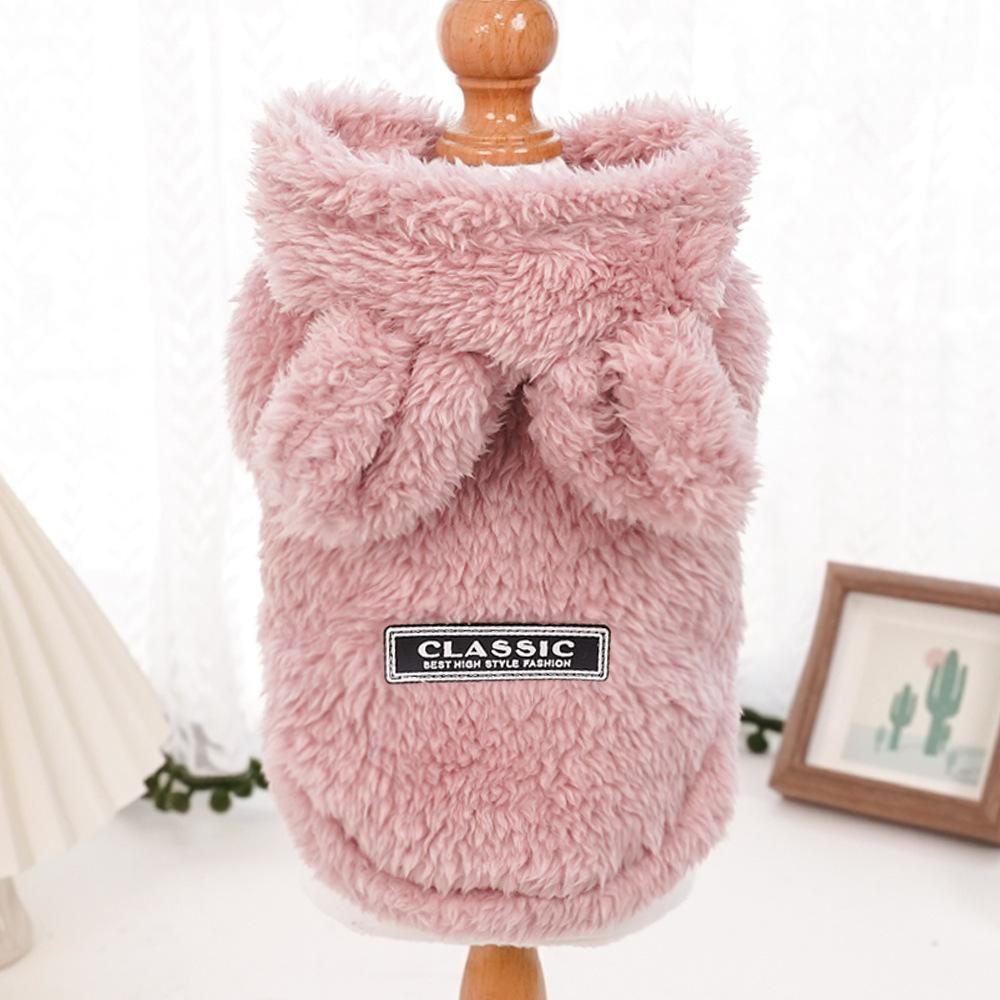 Winter Dog Clothing With Plush And Thickened Small Dog Pet Clothing