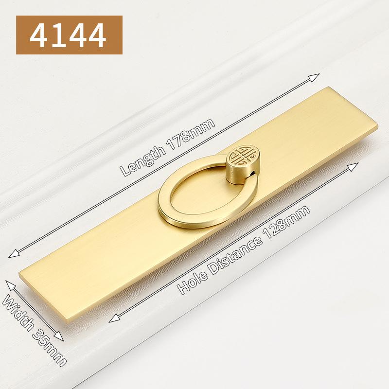 KAK Gold Cabinet Knobs and Handles Luxury Gold Kitchen Cupboard Door Pulls European Drawer Furniture Handle Hardware