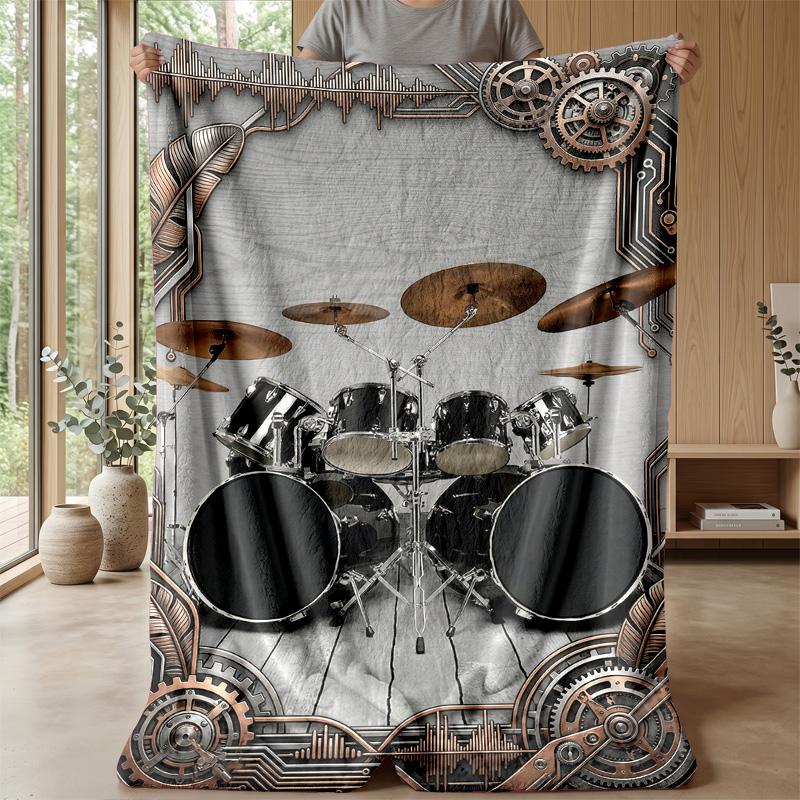 Space Dinosaur Dreams Theme blanket Lightweight Warm Flannel Blanket Decorative Throw Blanket for Home Decoration