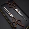 6.0 Inch Snow Sandalwood Handle Nepson Hair Scissors Haircut Flat Scissors Bangs Scissors Thin Scissors Vg10