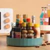 Rotation Non-Skid Spice Rack Pantry Cabinet Turntable With Wide Base Storage Bin Rotating Cosmetics Organizer For Kitchen Tools