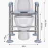 Height Adjustable Toilet Frame Seating And Toilet Heightener Armrest Rack Elderly People Care Household Seating Chair Lifter