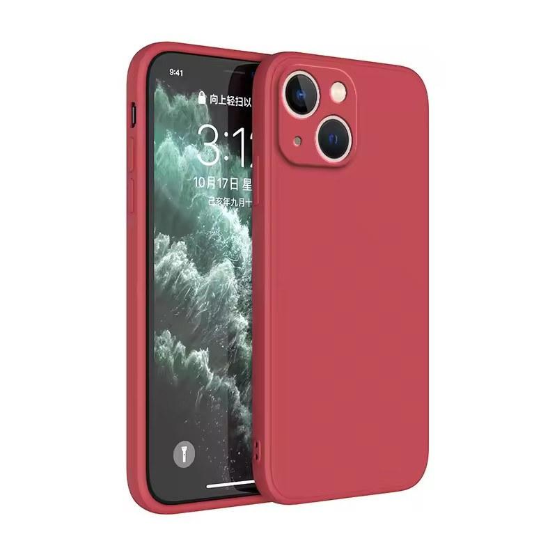Square Liquid Silicone Phone Case for iPhone 16 15 14 Plus 11 12 13 14 Pro Max 12 13 Mini Luxury Camera Protective Cover