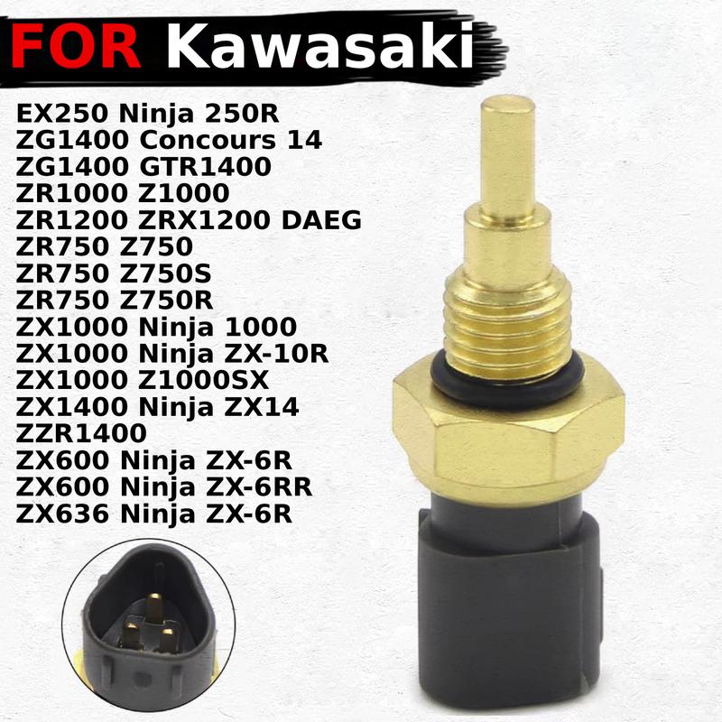 Motorcycle Coolant Radiator Switch Water Temperature Sensor For Kawasaki ZX600 Ninja ZX-6R 2007-2017 ZX-6RR 2003 2004 2005 ZX636