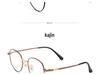 Casual Trend Ultralight Alloy Round Glasses: Comfortable Myopia Eyeglass Frames for Men and Women