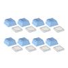 8pcs PBT Blank Keycap Set Cheey Profile PBT+PC 1U Keycaps for Mechanical Keyboards with Durability Classical Color