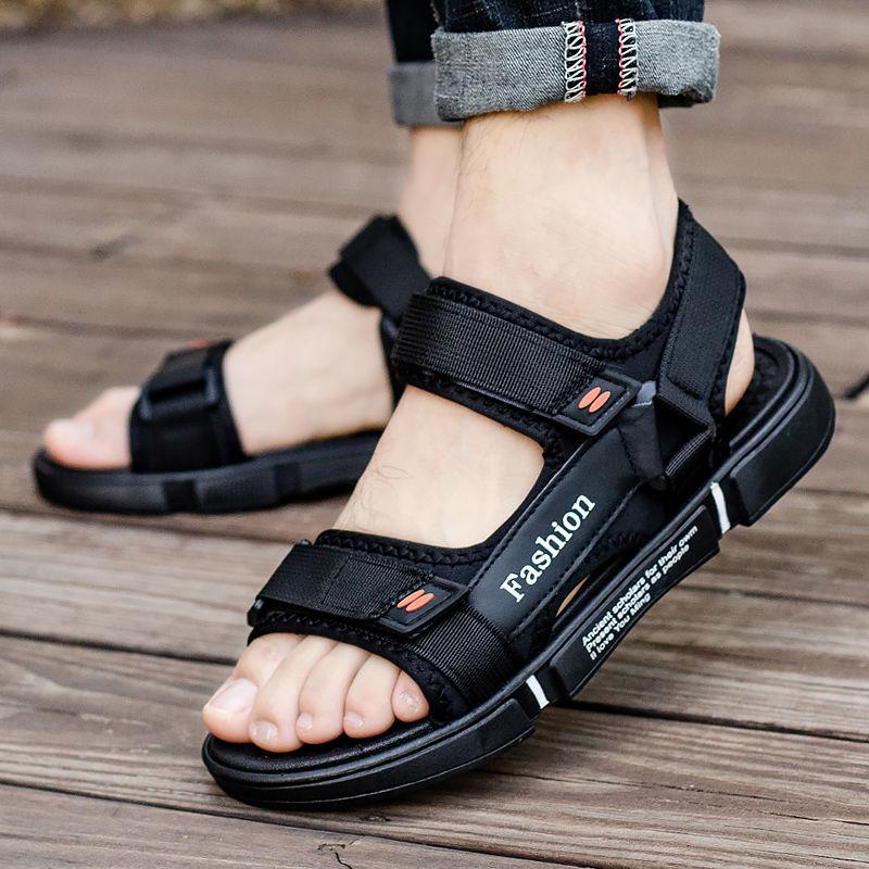 

Sandals Men New Summer Non-slip Wear Soft Bottom Slides Men Driving Sports Men Sandals 6 синий