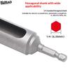 8-19MM Extended Opening Sleeve Electric Screwdriver Socket Head Hexagon Shank Slotted Drill Bit Socket Wrench Tools