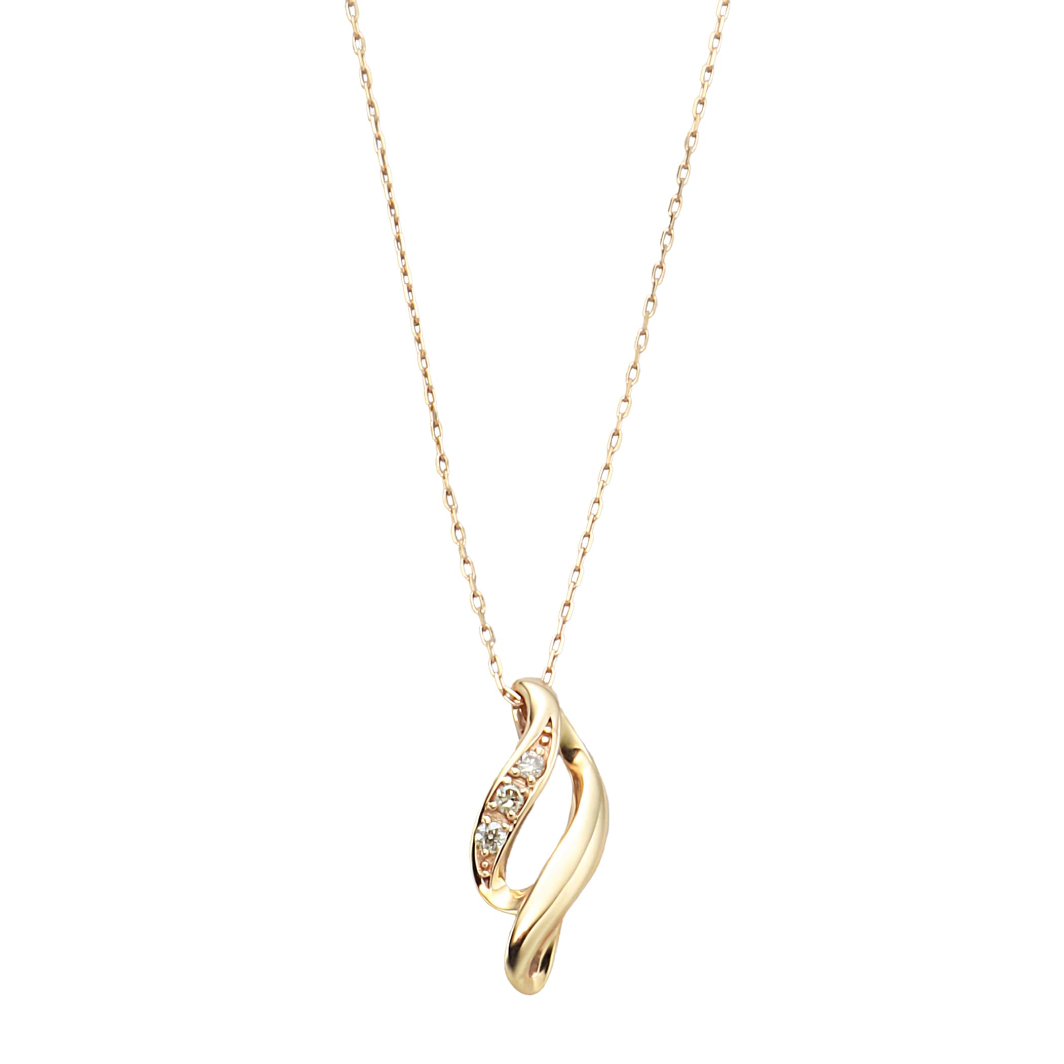 

Estelle Official Women s Necklace, 10K Yellow Gold with Diamonds, 0442-0207-0020-0000