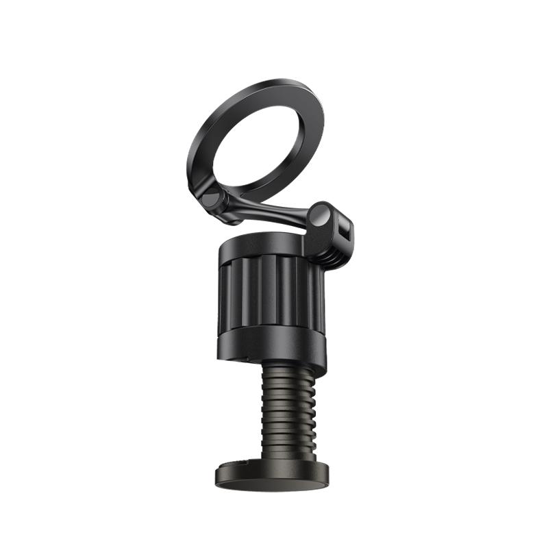 Small Portable Magnetic Phone Holder Foldable Height Adjustable 360 Degree Rotating Travel Cell Phone Stand Magnetic Bracket Magnetic