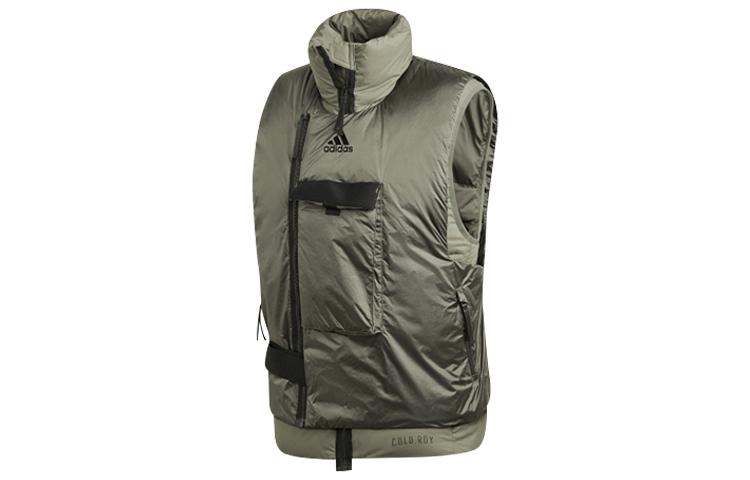 Adidas Vests Men s Ruins Green Stand Collar Moderate Other FT2418 S