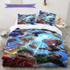 One Piece Pattern Bedding Quilt Set Quilt Cover Pillowcase Home Birthday Gift(1 * Duvet Cover + 2 * Pillowcase, Without Core)