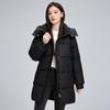 Cotton clothes women's medium and long winter new loose large size thickened bread clothes women's cotton clothes fashion coat