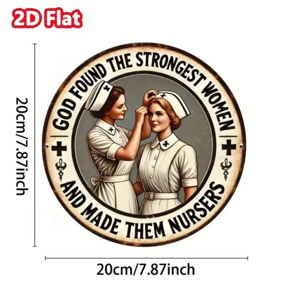 Vintage Strongest Woman of God Metal Tin Sign Retro Wall Art for Home Bar Cafe Garage