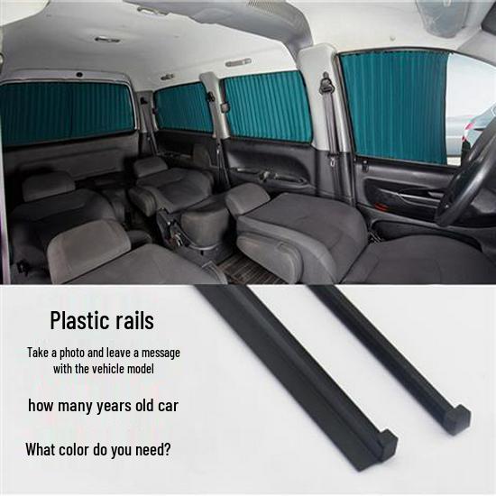 Ford Edge Privacy Sunscreen Blinds – Aluminum Alloy Track, Car Curtains for Shading