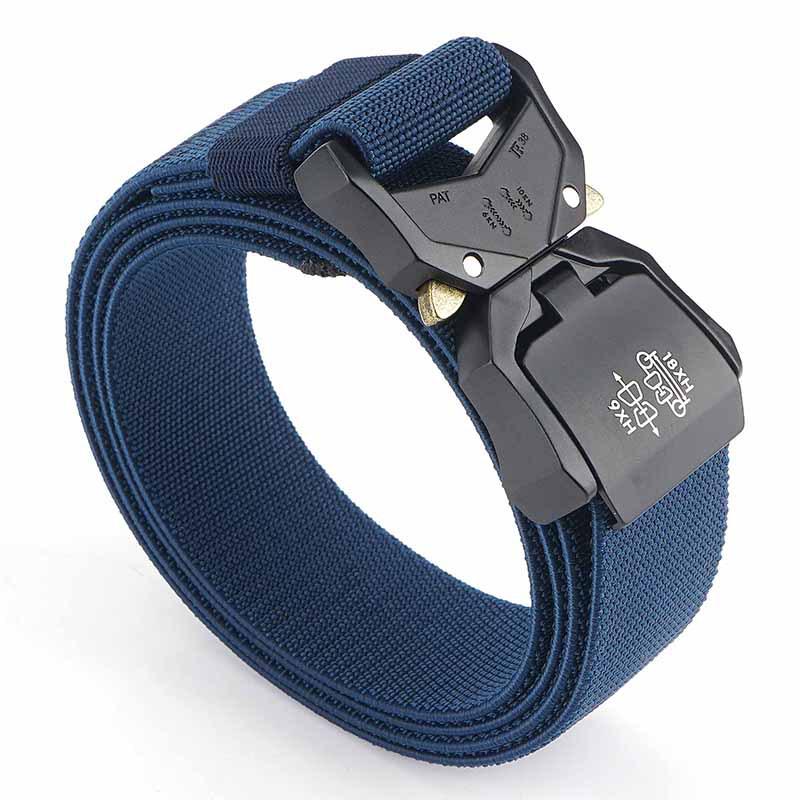 Men's Tactical Quick Release Aluminum Alloy Belt for Outdoor Sports & Military Enthusiasts