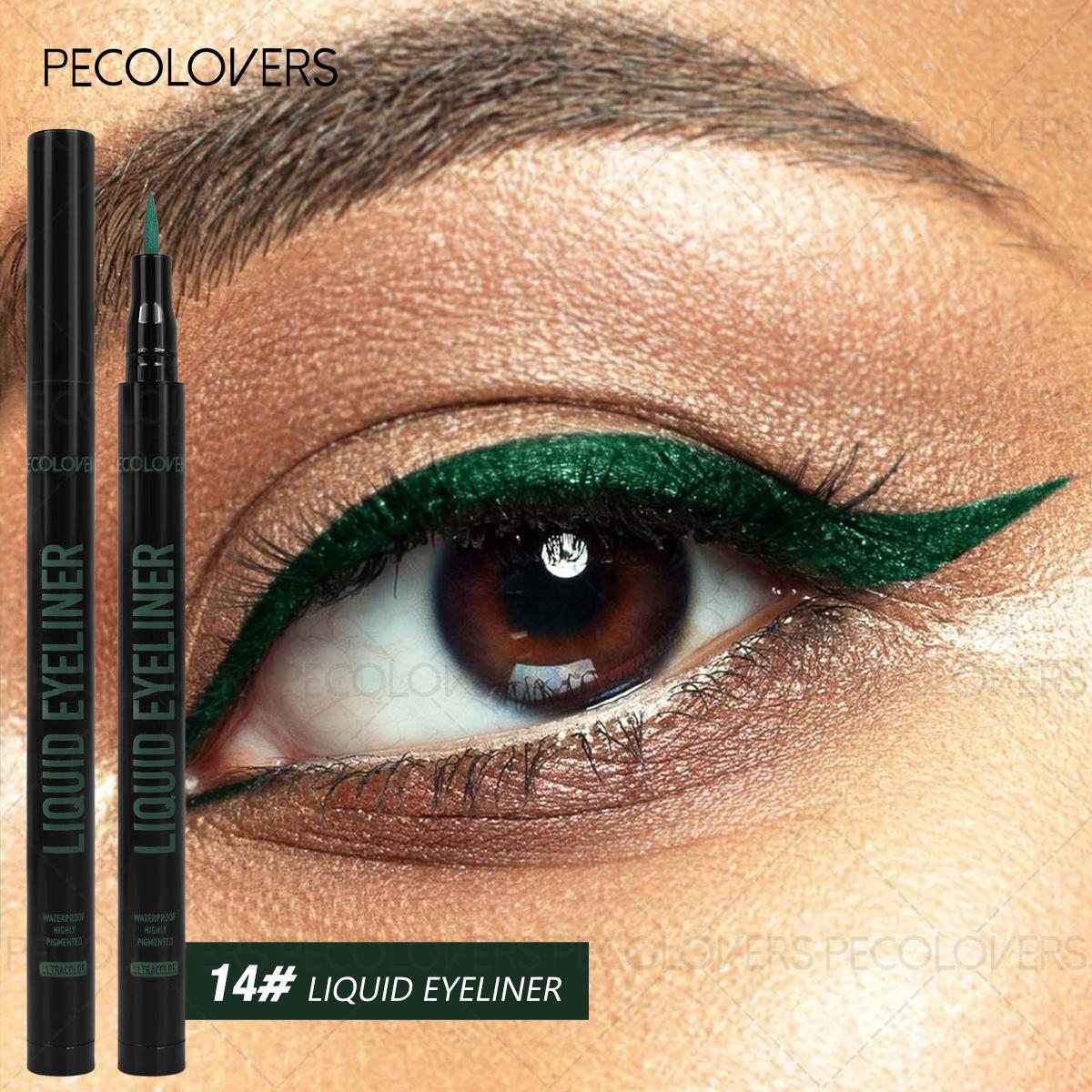 

1PC Multi-color Matte Eyeliner, Precise Glide, Ultra-fine Tip, Waterproof and Sweat-proof, Color Saturation, Eye Makeup Tool