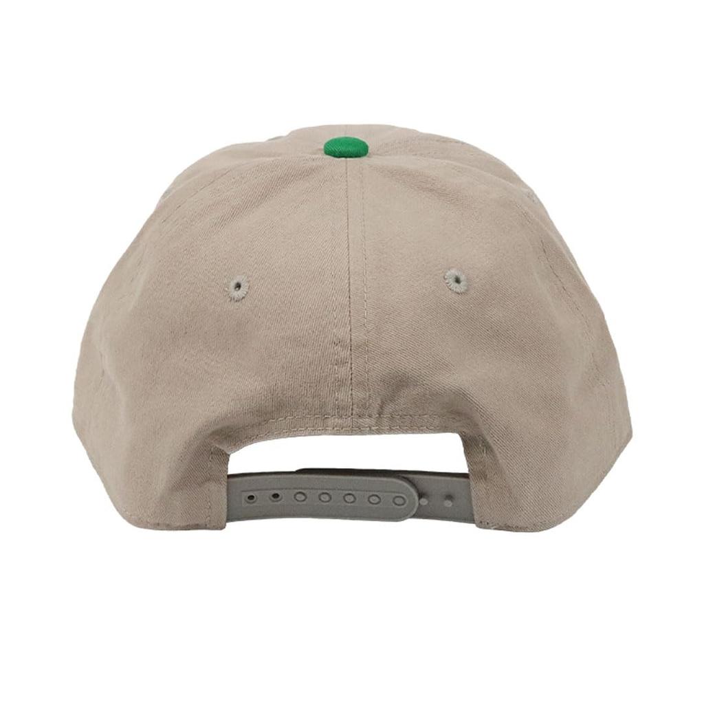 American Needle Oakland Oaks PCL Logo Cap, Men's/Women's Minor League Baseball Low Cap, Unisex, Gray/Kelly Green