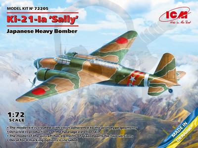Icm72205 Ki-21-la Sally Japanese Heavy Bomber 1:72