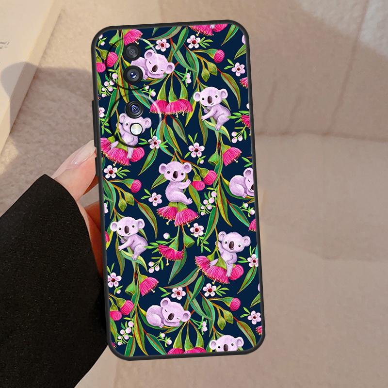 

Koala and Eucalyptus For Honor Magic 7 Pro 5 6 V5 Case For Honor 200 400 50 70 90 Lite X8a X8b X9a X9b X9c Cover Honor X6a