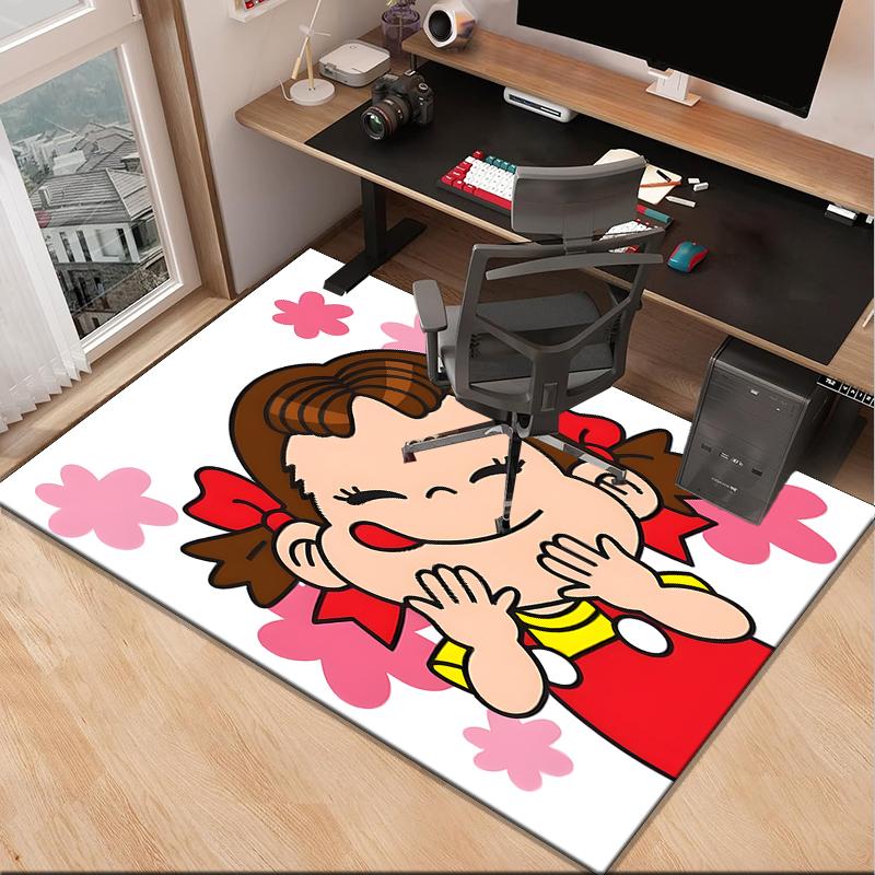 Floral Milk Celebration  Office Rug Chair Mat, Game Carpet, Suitable for Front Door, Bedroom, Living Room, Desk, Holiday Gift
