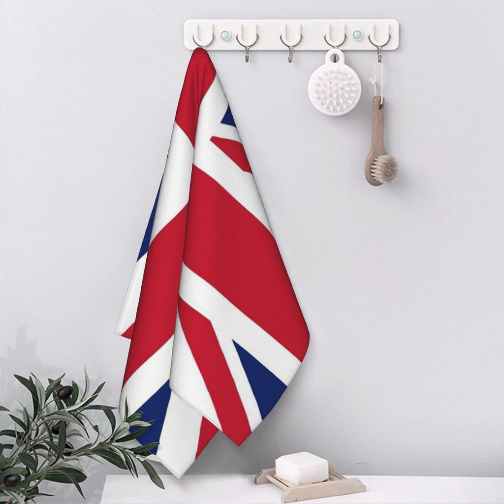 Flag Of The United Kingdom Soft Face Towel Quick Dry Pool Bath Cotton Towels Absorbent Quick