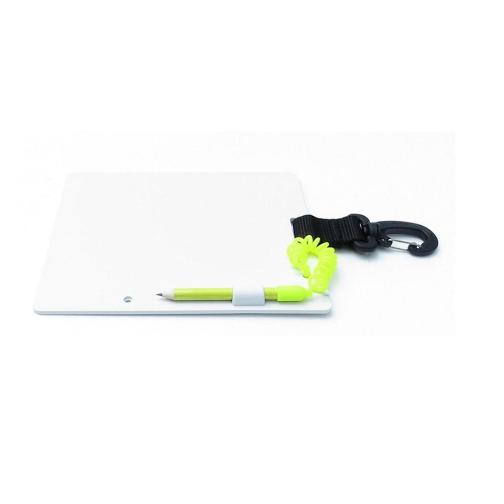 Dive Accessory Diving Wrist Writing Slate Underwater Adjustable Write Slate with Pencil Dive Accessory Diving Slate with Pencil