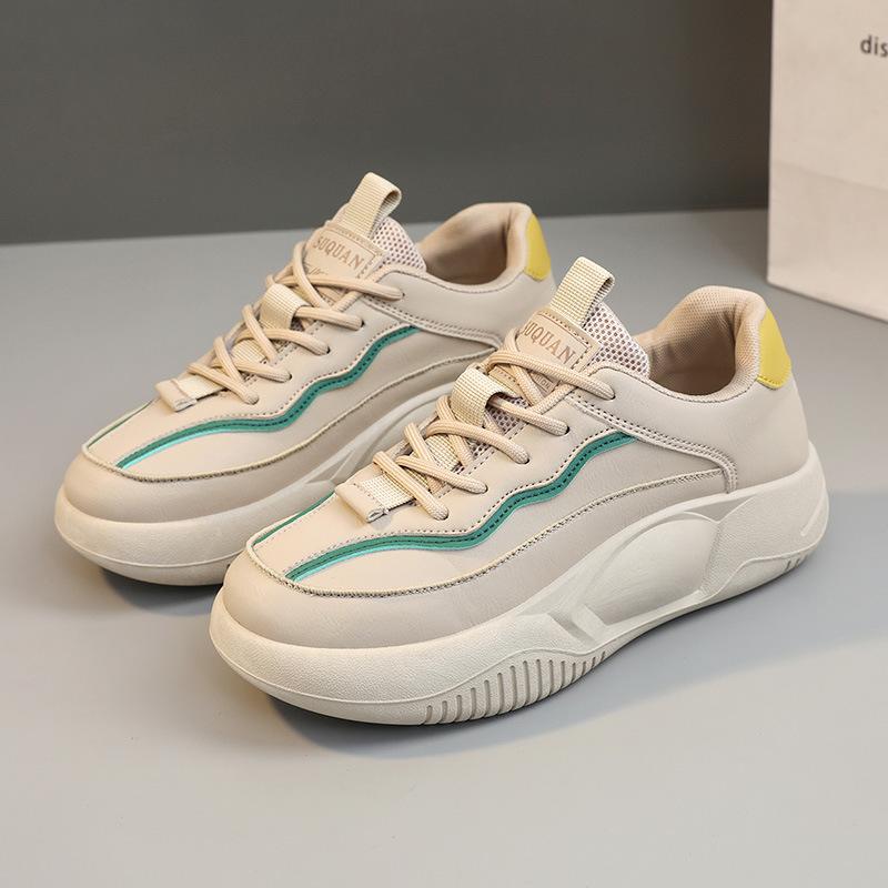 [Processing and customization] K8637 new women's shoes color matching 2025 summer and autumn height increase thick-soled sports and leisure shoes