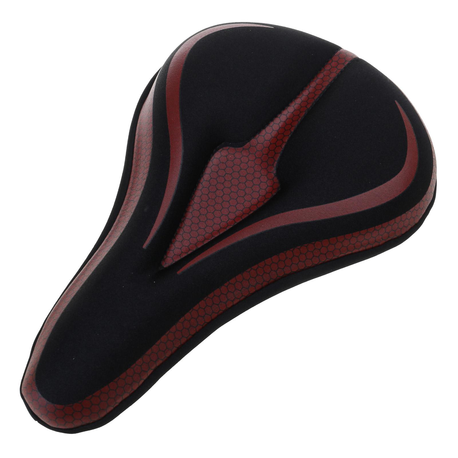 

Silicone Bicycles Seat Cover Padded Soft Seat Cushion Waterproof Cover Bicycles Saddle Cushion Covers for Mountain Bikes красный