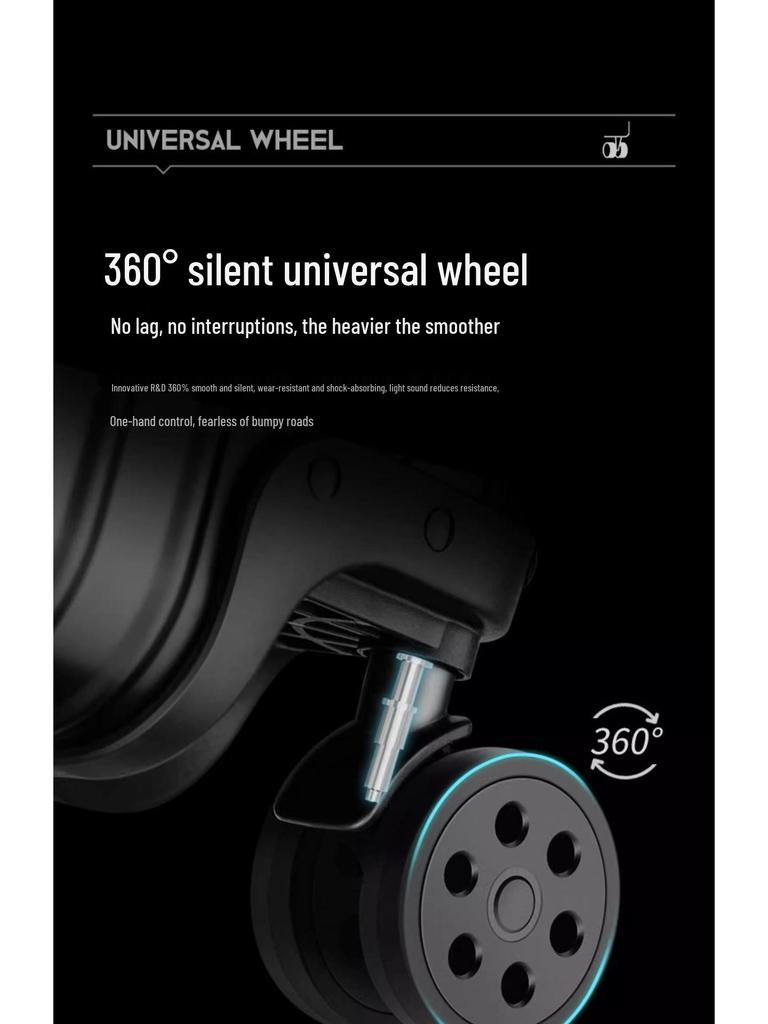 Slightly Flawed Aluminum-Magnesium Carry-on Trolley with Universal Wheels