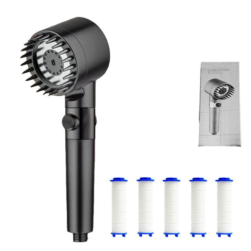 Portable Shower Filter Head Massage Three Modes of Water Output One Click Water Stop Showers for Bathroom Showerhead Accessories