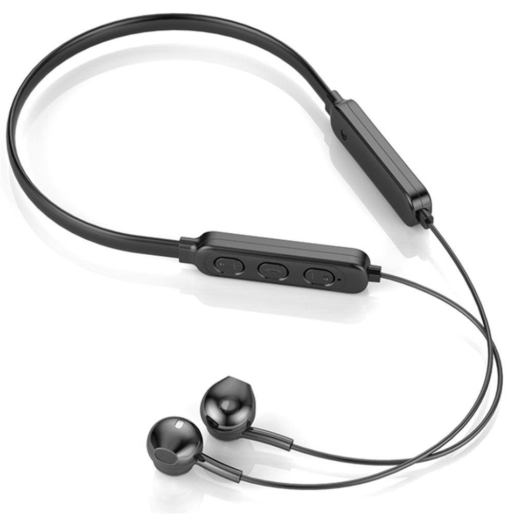 Kabelloses Bluetooth 5.1-kompatibles Stereo-Nackenbügel-Headset mit Geräuschunterdrückung, Sport-Ohrhörer mit Mikrofon