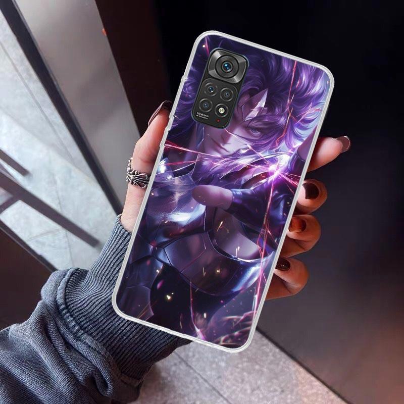 Saint Seiya Cool Phone Case For Xiaomi Poco X5 X6 X7 Pro F7 Ultra M7 Redmi 15C 15 13C 13 12C 12 10 10C 10A 9 9C 9T 9A Cover Poco