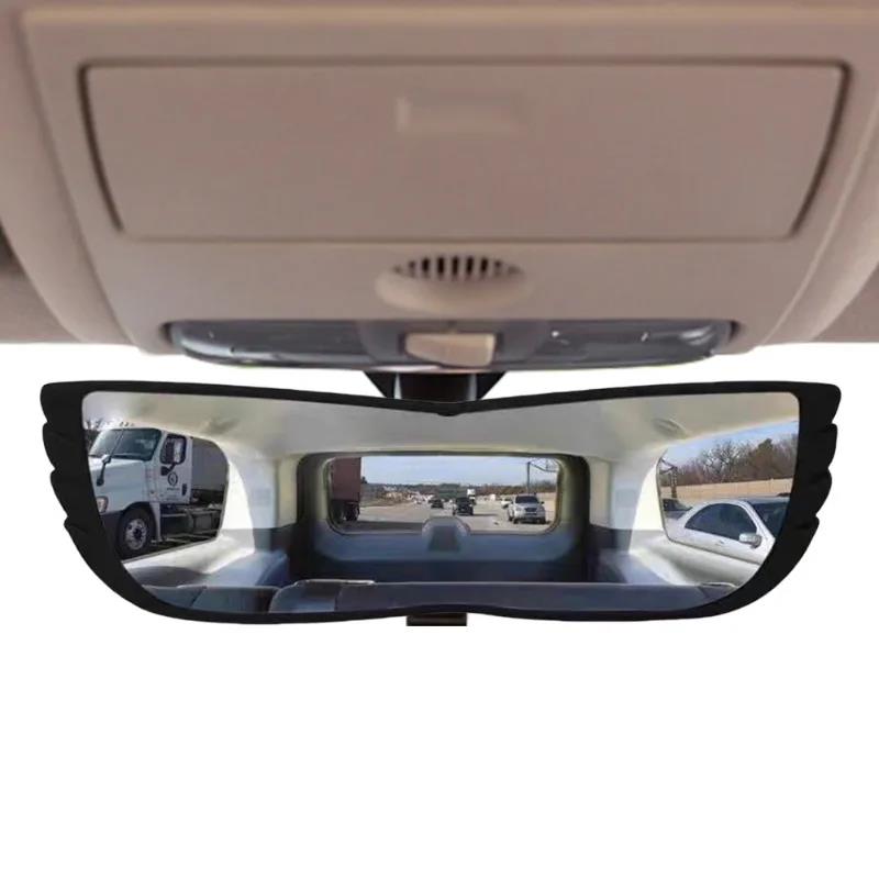 1 PC Car Interior Rear View Mirror Wide Angle Panoramic Assisting Anti-glare Large Vision Interior Monitor Universal Auto Interior Mirrors6