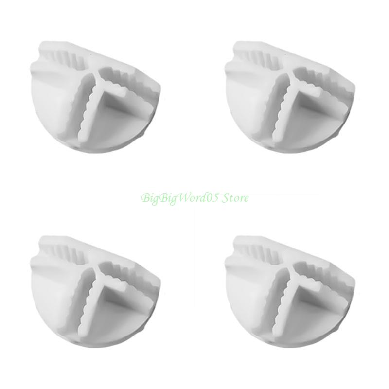 24TE Pack of 4 Sturdy Grids Connectors for Multipurpose Modulars Shelving Systems