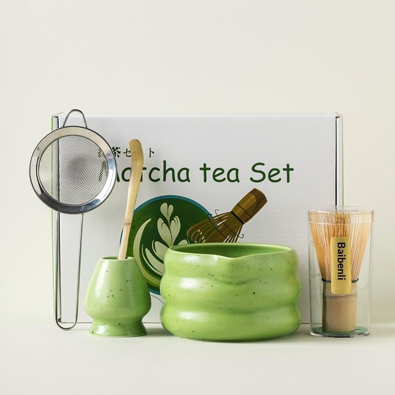 1 Set Matcha Whisk Set Includes Whisk Sets And Matcha Bowl With Spout Traditional Japanese Matcha Kit For Perfect Matcha